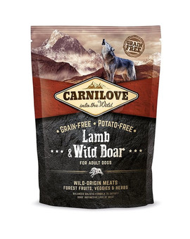 CARNILOVE Dog Lamb & Wild Boar For Adult 1,5 kg