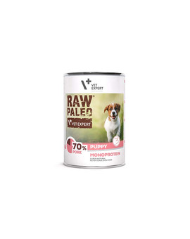 VETEXPERT Raw Paleo Pork Puppy Can 400g