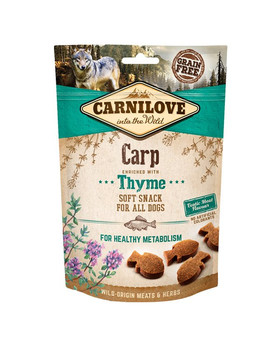 CARNILOVE Dog Semi Moist Snack Carp&Thyme 200g