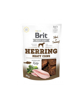 BRIT Jerky Snack Herring Meaty coins 80g