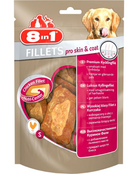 8IN1 Pamlsek fillets pro skin & coat s 80 g