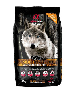 ALPHA SPIRIT  Multiproteina 3 kg poloměkké kompletní krmivo pro psy
