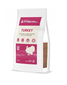 DR HUGGY Supreme Dog Nutrition Krůtí,kachna a batáty 2 kg