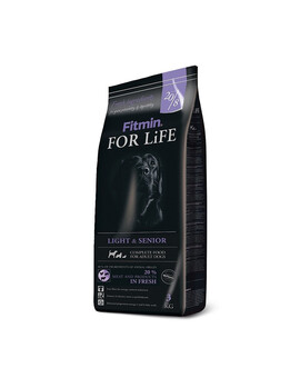 FITMIN Dog For Life Light & Senior 2,5kg granule pro starší psy