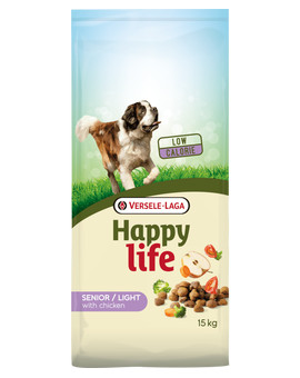 VERSELE-LAGA Happy life light senior kuřecí 15 kg