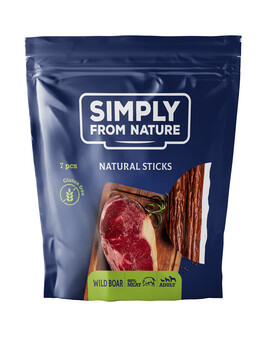 SIMPLY FROM NATURE Přírodní tyčinky s divočákem 7 ks
