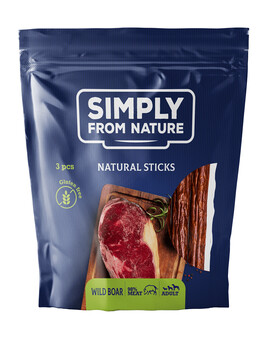 SIMPLY FROM NATURE Přírodní tyčinky s divočákem 3 ks
