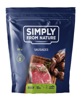SIMPLY FROM NATURE Přírodní klobásky s hovězím masem 300 g