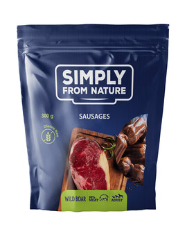 SIMPLY FROM NATURE Přírodní klobásky z divočáka 300 g