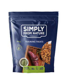 SIMPLY FROM NATURE Tréninkové pamlsky se zajícem a zeleným čajem 300 g
