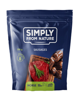 SIMPLY FROM NATURE Přírodní klobásky s koňským masem 200 g
