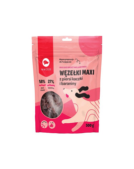 MACED Jehněčí měkký uzel pro psa 12,5 cm 500 g