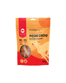 MACED Kuřecí a rýžové kostky pro psy 500g