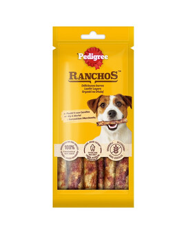 PEDIGREE Ranchos Chews for Longer 12x40g pamlsky s kuřecím masem a mrkví pro psy