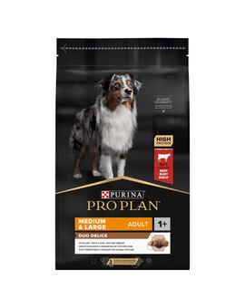 PURINA Pro Plan Duo Delice Medium Large Adult Beef and Rice 10 kg