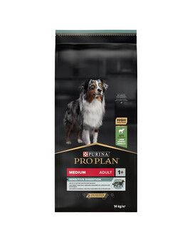 PURINA Pro Plan Medium Adult Sensitive Digestion OptiDigest Jehněčí 14 kg