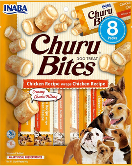 INABA Churu Bite Chicken 8x12g kuřecí zábaly pro psy