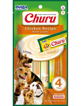 INABA Churu Chicken recipe 4x14g kuřecí maso pro psy