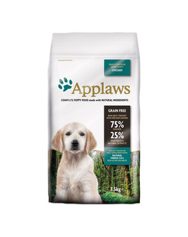 APPLAWS Dog Puppy Small Medium Breed Chicken 7,5 kg