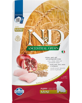 N&D Low Grain Puppy Mini Chicken & Pomegranate 2,5 kg