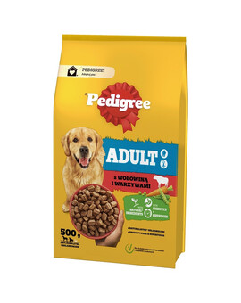 PEDIGREE Adult 500 gs hovězím masem a zeleninou pro velké a středně velké psy
