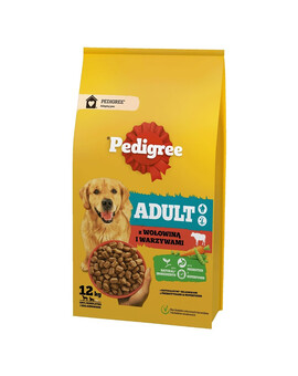 PEDIGREE Adult 12 kg s hovězím masem a zeleninou pro velké a střední psy