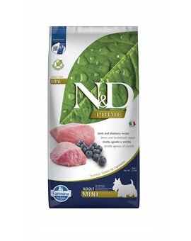 N&D GrainFree Dog Adult Mini Lamb & Blueberry 7 kg