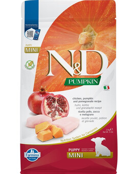 N&D Pumpkin Dog Puppy Mini Chicken & Pomegranate 2.5 kg
