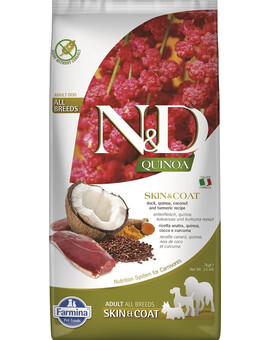 N&D Grain Free Quinoa Skin&Coat Duck & Coconut 7 kg