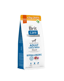 BRIT Care Hypoallergenic Adult Large Breed Labm 12+2 kg ZDARMA