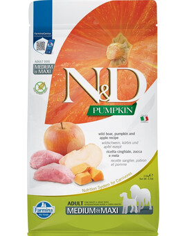 N&D GrainFree Pumpkin DOG Adult M/L Boar & Apple 2,5kg