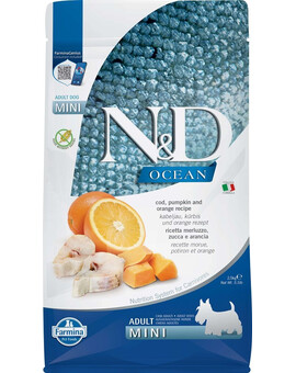 N&D Ocean Adult Mini Codfish & Pumpkin & Orange 2,5 kg