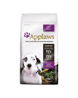 APPLAWS Dog Puppy Large Breed Chicken 7,5 kg