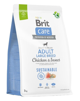 BRIT Care Dog Sustainable Adult Large Breed Chicken & Insect 3 kg
