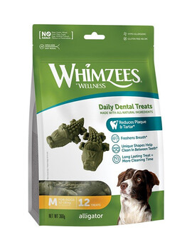WHIMZEES dentální pamlsky Aligator M 12 ks