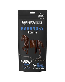 PAKA ZWIERZAKA Kabanos s koňským masem pro psy 3 ks.