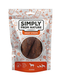 SIMPLY FROM NATURE Meat Strips Stripsy z koňského masa pro psy 80 g