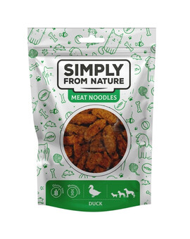 SIMPLY FROM NATURE Meat Noodles Kachní rolky pro psy 80 g