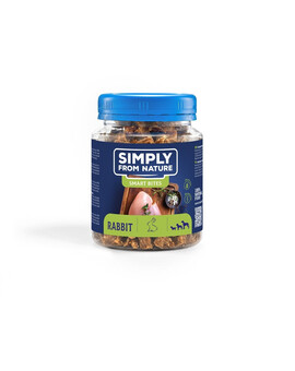 SIMPLY FROM NATURE Smart Bites Tréninkové pamlsky s králičím masem 130 g