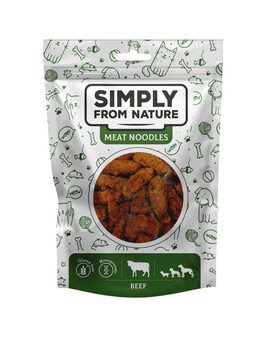 SIMPLY FROM NATURE Meat Noodles Hovězí rolky pro psy 80 g