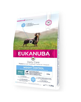 EUKANUBA Daily Care Adult Small/medium Weight control chicken 2,3 kg