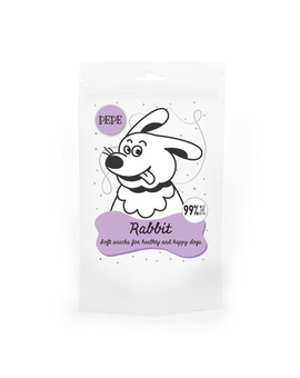 PAKA ZWIERZAKA PEPE Mini Chunkies Rabbit 80 g pamlsek z králíka