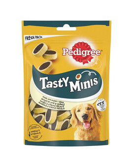 PEDIGREE Tasty Minis sýrová a hovězí příchuť 140 g