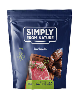 SIMPLY FROM NATURE Přírodní klobásky s hovězím masem 200 g