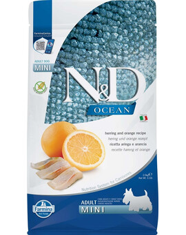 N&D Ocean Dog Adult Mini Herring & Orange 2,5kg
