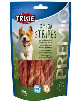 TRIXIE Premio Omega  Stripes kuřecí 100 g