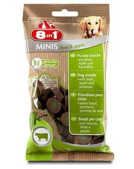 8IN1 Pamlsek Minis Beef & Apple 100 g
