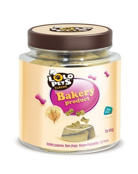 LOLO PETS Kostičky pro psa s otrubami - pšeničné kotlety ve skleci 270g