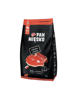 PAN MIĘSKO Hovězí a kozí maso XS 20kg