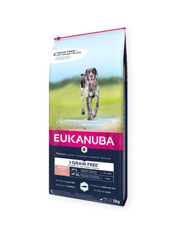 EUKANUBA Grain Free Senior Large ocean fish 12 kg bohaté na oceánské ryby